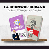CA Inter Direct Tax Handwritten Compact and Q/A Compiler Book Combo by CA Bhanwar Borana | For Jan 26 & May 26 Exams